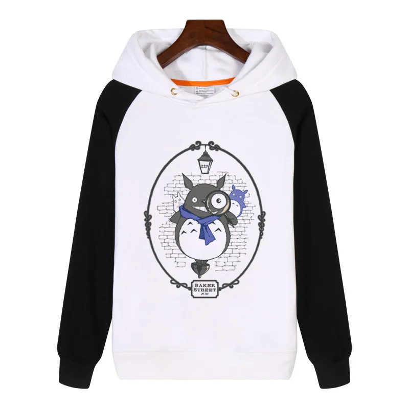 

FOR a Totoro Holmes Hoodies fashion men women Sweatshirts winter Streetwear Hip hop Hoody Clothes Tracksuit Sportswear GA696
