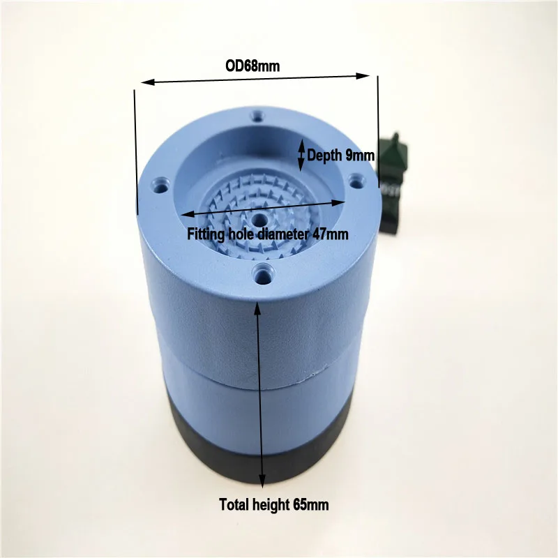 4 шт. монтажное отверстие id35мм и 47 мм резиновая накладка для ног для стиральной машины антивибрационные резиновые прокладки для стиральной машины s - Цвет: Blue three layer47mm
