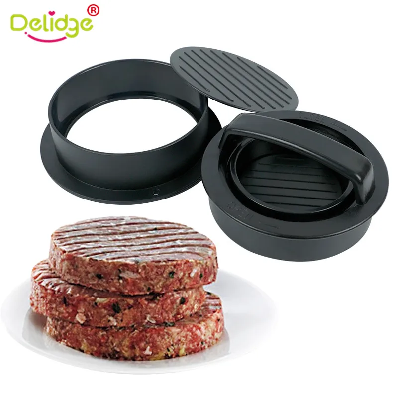 

Delidge Hamburger Meat Tools Non-Stick Chef Cutlets Mold Meat Burger Manual Press Cutletses Burger Maker Mould Press