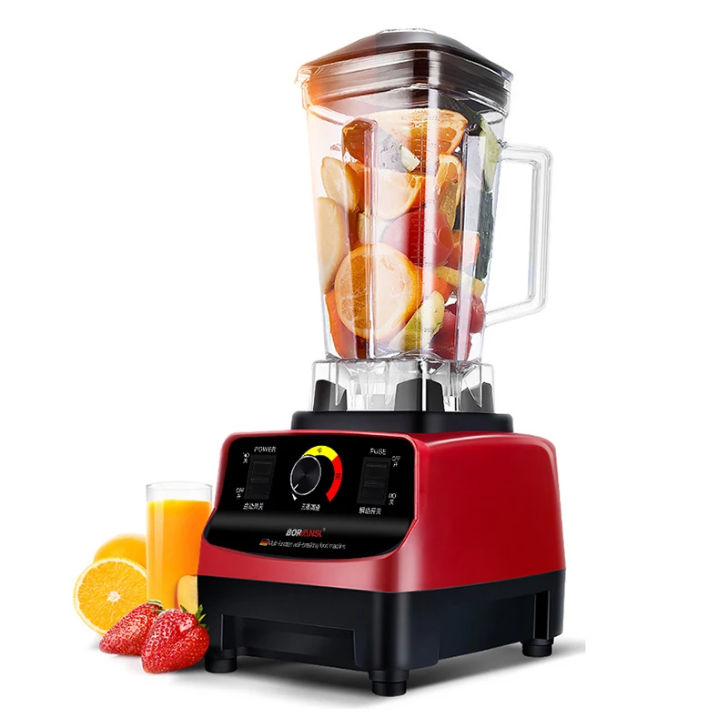 

1500W 220V Heavy Commercial Smart Juicer Professional Blender Food Processor Japanese Blade Juicer Smoothie Machine