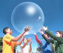 CCINEE 30cm Bubble Ball Inflatable Fun Ball Amazing Tear Resistant Super Wubble Bubble Ball Inflatable Outdoor