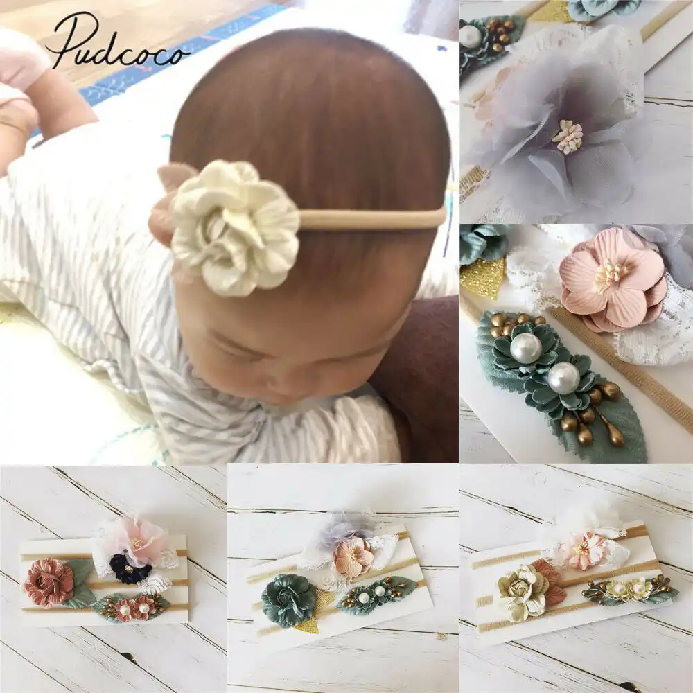 flower headband for baby shower