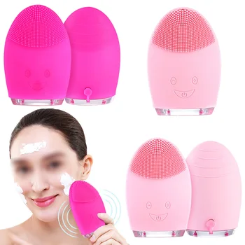 

The Fourth Generation Electric Massage Facial Cleaning Brush Machine Waterproof Silicone Facial Cleansing Device