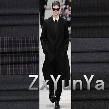 

Worsted quality thickening suit clothing trousers T / R material suit trousers custom fabric 0.5m