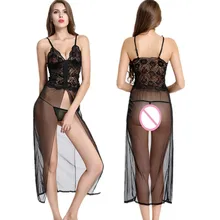 GOYHOZMI, сексуальные костюмы, слипы, нижнее белье, сексуальное нижнее белье, длинные, черные, марлевые, перспективная сексуальная пижама, ночные рубашки, соблазнительное нижнее белье