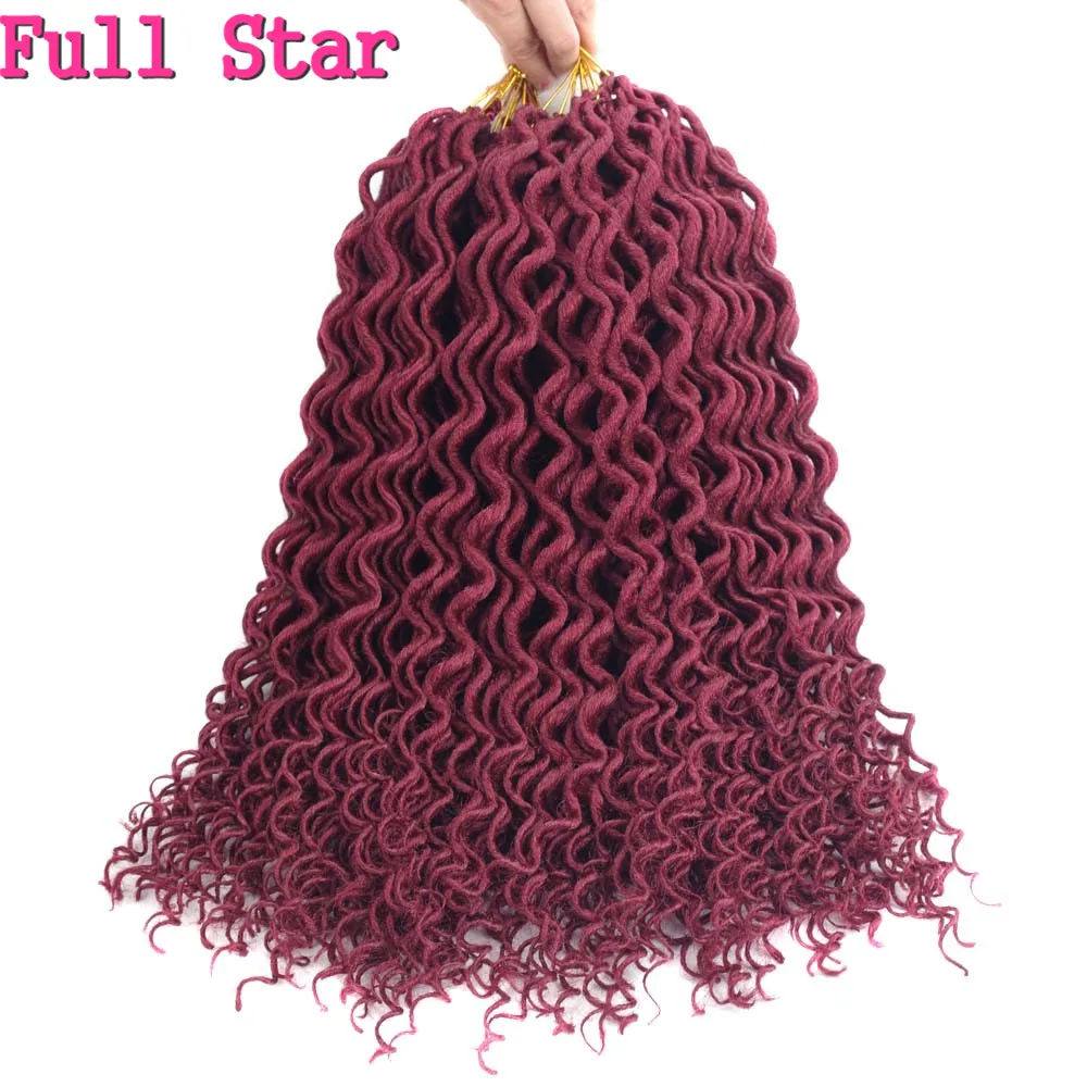 Faux Locs Curly Crochet Hair 005
