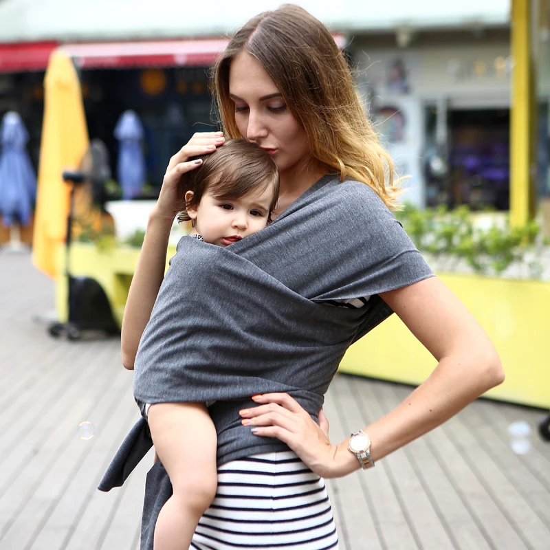 EGMAOBABY Baby Carrier Sling For Newborns Soft Infant Wrap Breathable Wrap Hipseat Breastfeed Birth Comfortable Nursing Cover