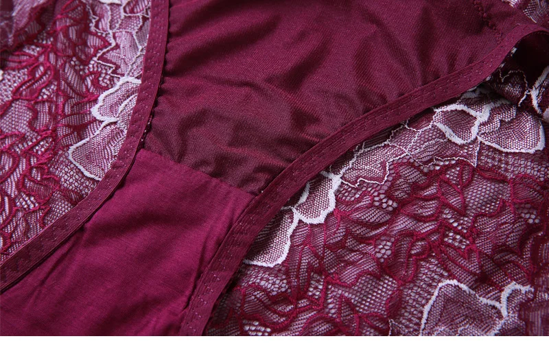 Jerrinut Women Briefs Sexy Lace Underwear Plus Size 3XL 4XL 5XL 6XL High Waist Panty Female Cotton Women Intimates Breathable   10