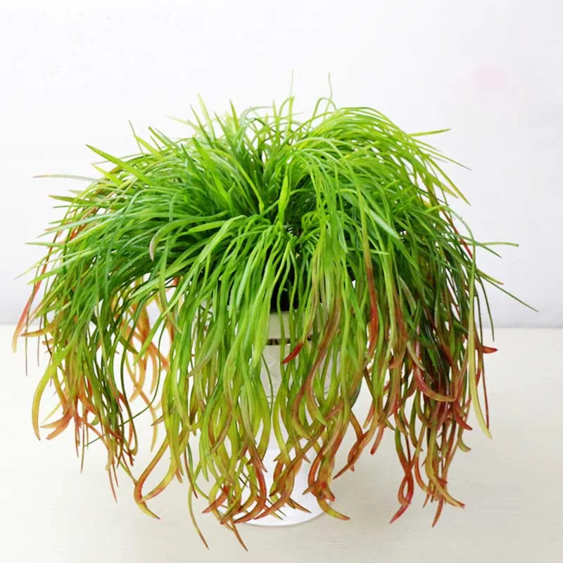 

Artificial Grass Leaf Plants Soft Plastic Fake Lifelike Waterweeds Plant Home Table Vase Decoration DIY Bonsai Accessories