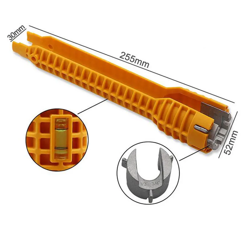 

Multifunctional Sink Faucet Wrench Faucet Sink Water Pipe Spanner Installer Tool