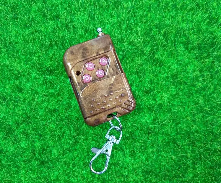 

Wireless Electric copy Gate Garage Car Door Remote Control switch part 433MHz 4 Channel Auto ABCD Transmitter Keychain