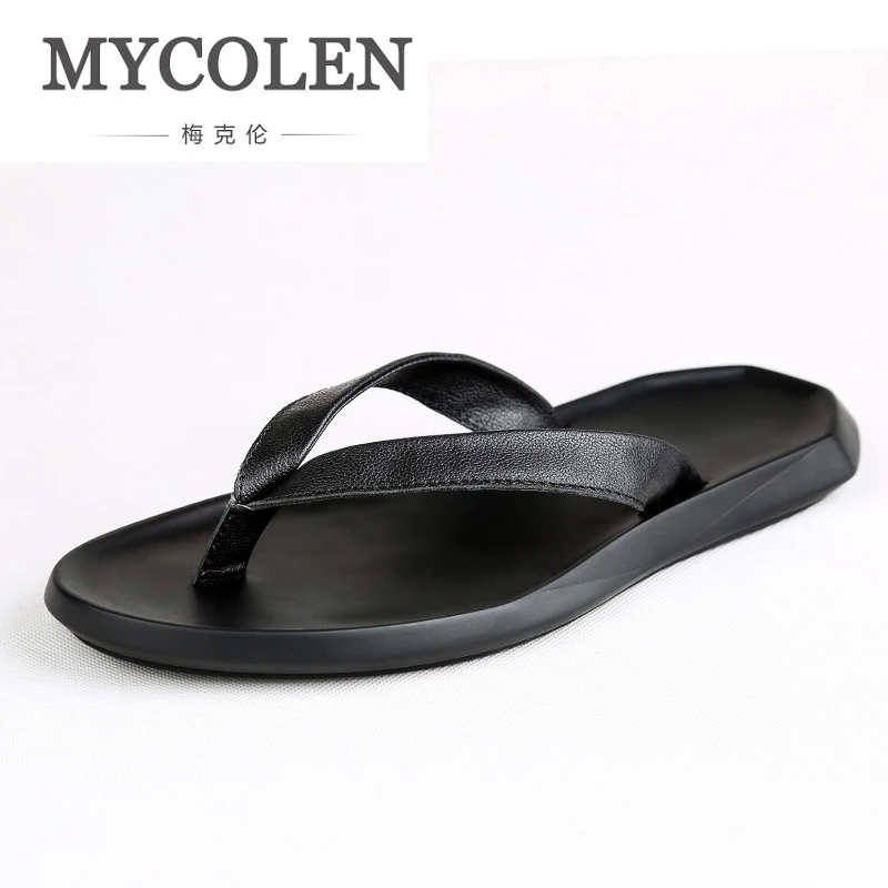 MYCOLEN Men Summer Flip Flops Shoes Luxury Product Male Slipper Flip-Flops Fashion Beach Shoes For Men Sandalias Hombre MYCOLEN Men Summer Flip Flops Shoes Luxury Product Male Slipper Flip-Flops Fashion Beach Shoes For Men Sandalias Hombre