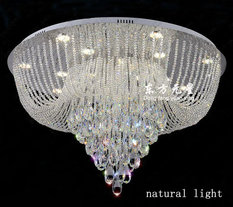 LED хрустальная люстра лампа сияющий свет романтическая спальня Lighitng круглой формы Ресторан зал лампы