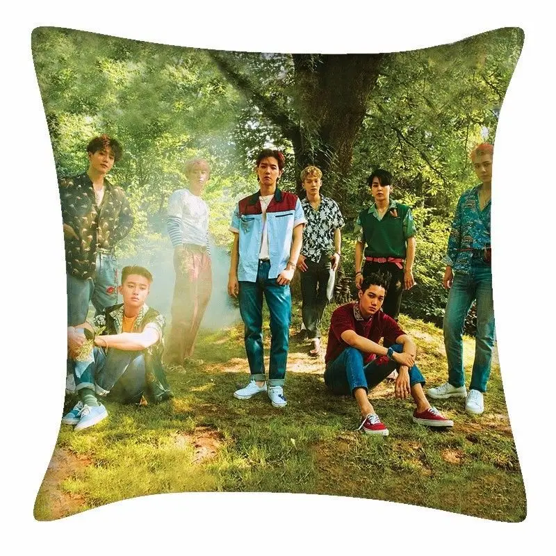 Новинка хит продаж Kpop EXO наволочка для подушки The War декоративные квадратные чехлы