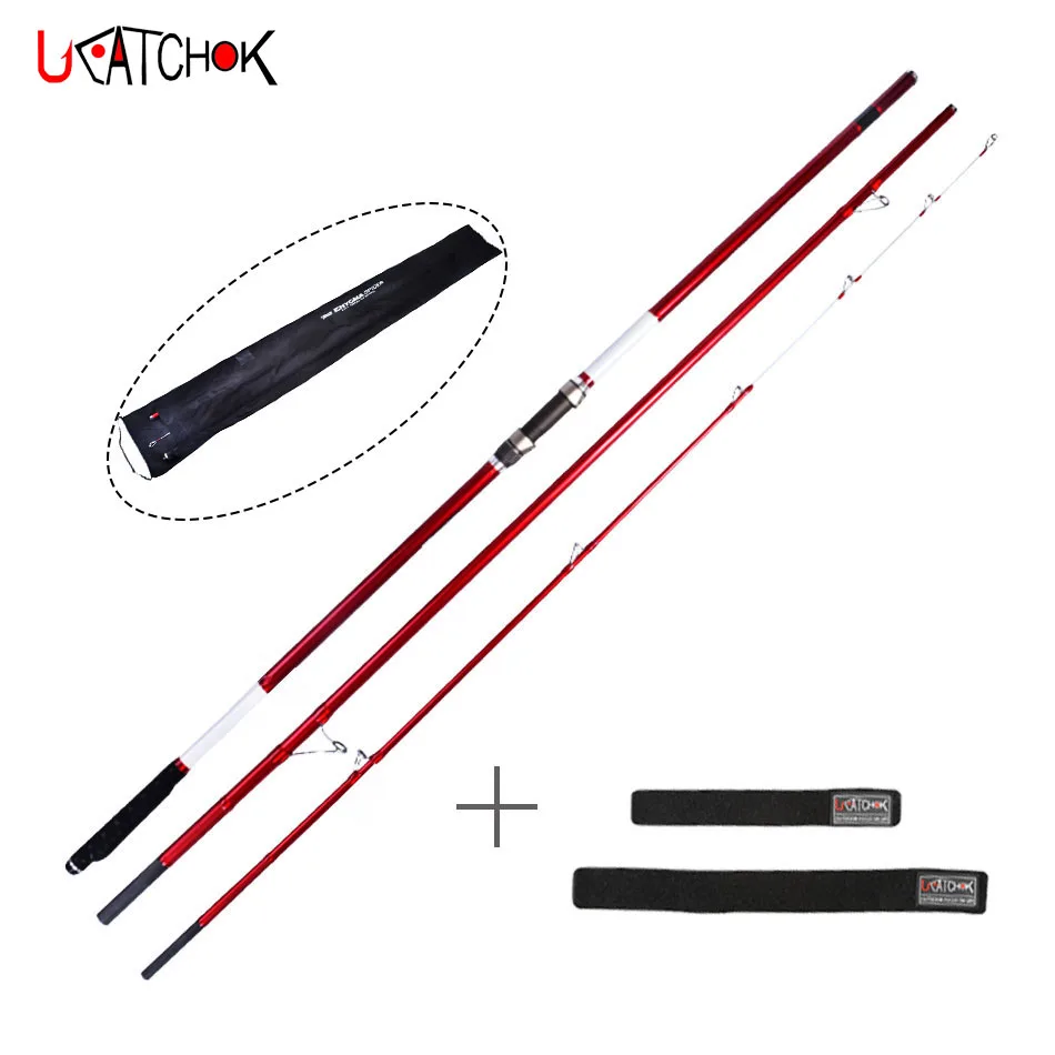 4 20 м 40 т высокоуглеродистая 3 секции 490 г серфинга литья стержней SIC guide Webo DPS Surf rod |