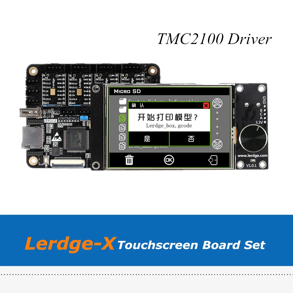ARM 32bit LERDGE X 3D принтеры 3 5 ''сенсорный экран плата Материнская контроллера