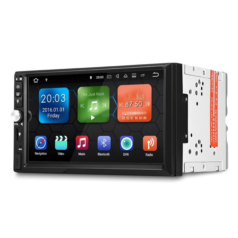 ZEEPIN WE7092-MW 7 дюймов Android 7.1.2 Сенсорный экран WI-FI/3g Универсальный зеркало ссылка