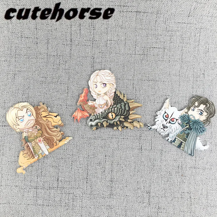 

Cute cartoon Game of Thrones series fridge magnets High grade acrylic fridge magnets Mother of Dragons fridge magnets