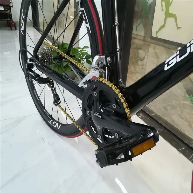 Best 11 Velocidade Bike Chain Gold Color 116 links MTB Mountain Road Bike 27 30 Speed Bicycle Chains Top Quality 1 Best 11 Velocidade Bike Chain Gold Color 116 links MTB Mountain Road Bike 27 30 Speed Bicycle Chains Top Quality 1