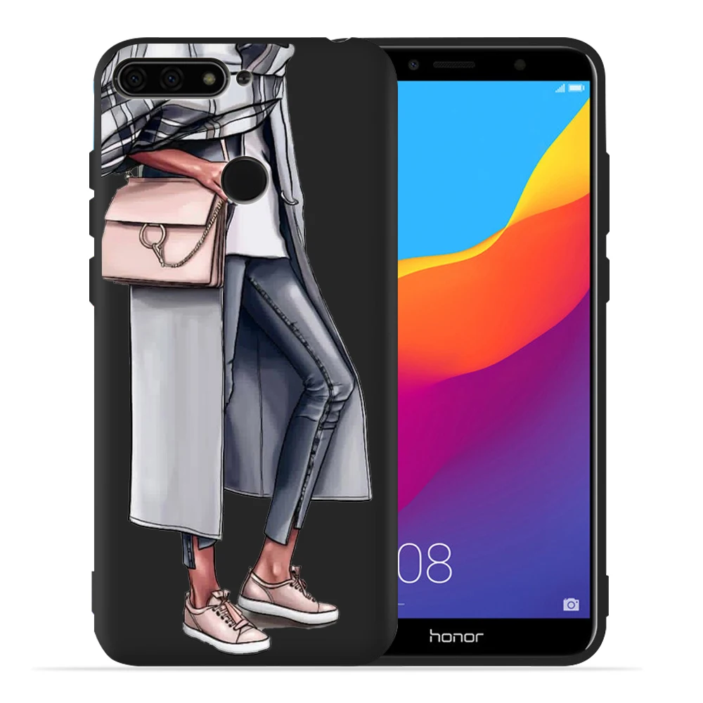 Привлекательный кофейный чехол на высоком каблуке для huawei Honor View 20 20 Lite 20Pro 10 Lite 9 Lite 10 9 8 8x 8c 8 Lite Capa Etui - Цвет: 11