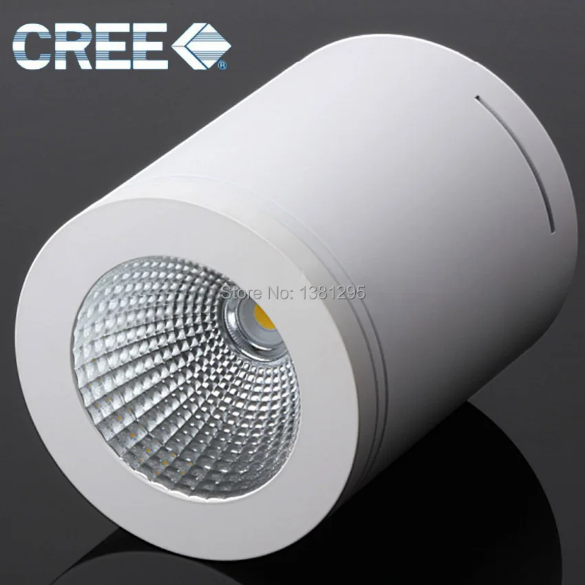 КРИ Поверхностного Монтажа Затемнения led светильники COB LED УДАРА plafon Прожектор