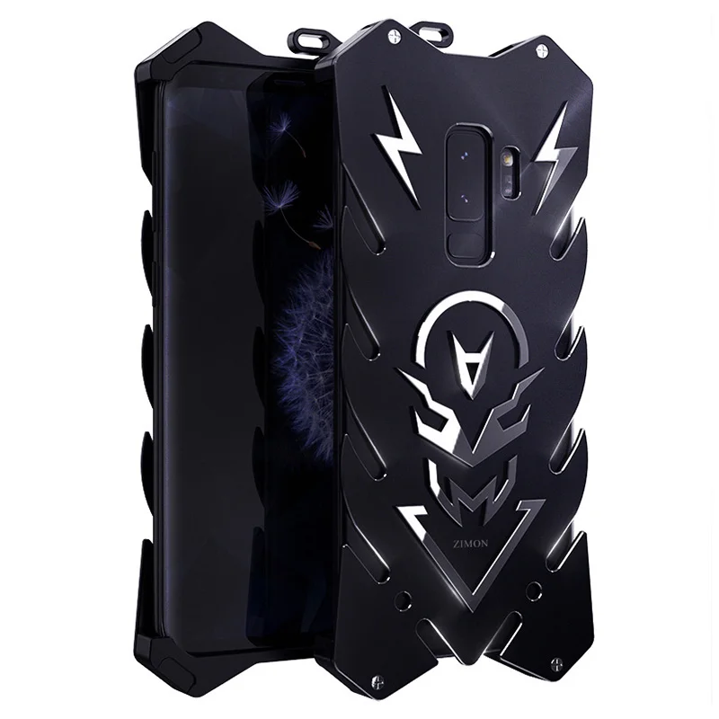 

Feiteen Aluminum Alloy Metal Protective Cover For Samsung Galaxy S9 Plus Case Luxury 3D Shockproof Hard Armor Back Case