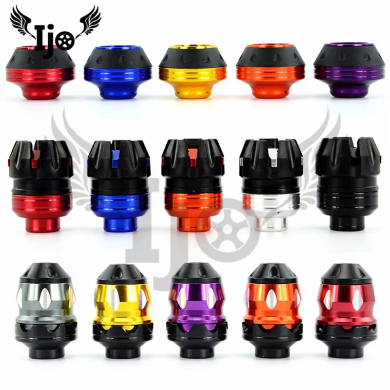 colorful scooter parts dirt pit bike accessories motocross wheel anticaida motorbike Crash Pad motorcycle frame sliders moto