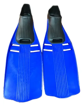 

Free shipping. Size L(44-45) diving fins diving equipment (Blue color)