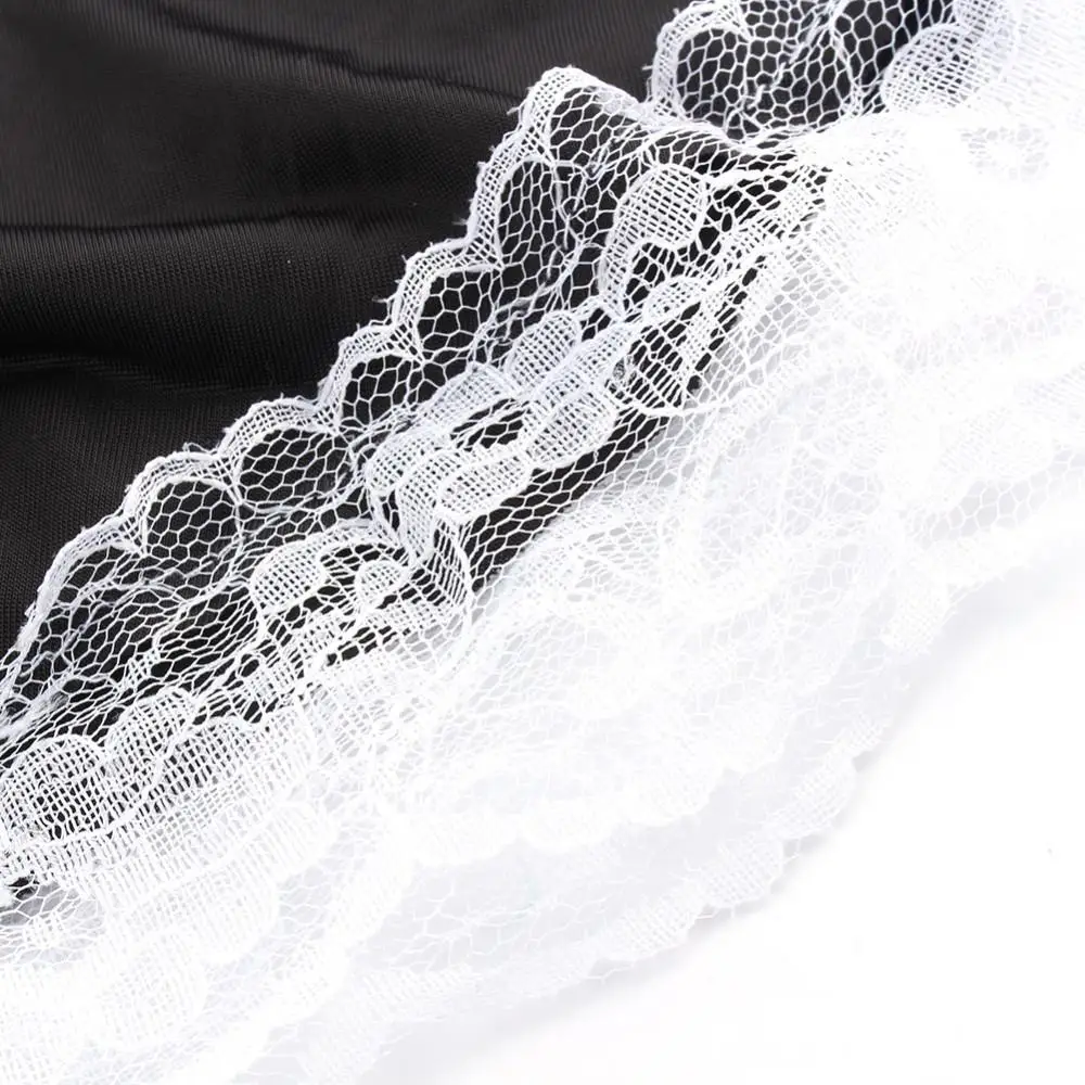 Горячие сексуальные женские комплекты нижнего белья искушение французский фартук косплей горничной лолита костюм бебидолл платье Секс продукт Lenceria 36