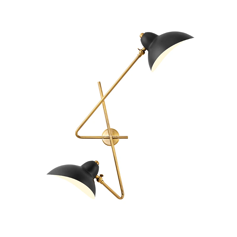 

Ditoon Postmodern Led Wall Lamp Living Room Lighting Bedroom Stairs Loft Metal Light Geometry Design Luminaire Gold Black Luster