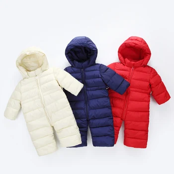 

2018 fashion Style newborn winter jackets for baby boys girls clothing light cotton coats spring jumpsuits outerwear brand kids