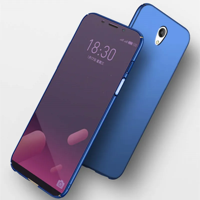 Чехол для Meizu M6s Роскошный ультра тонкий жесткий матовый защитный чехол задняя
