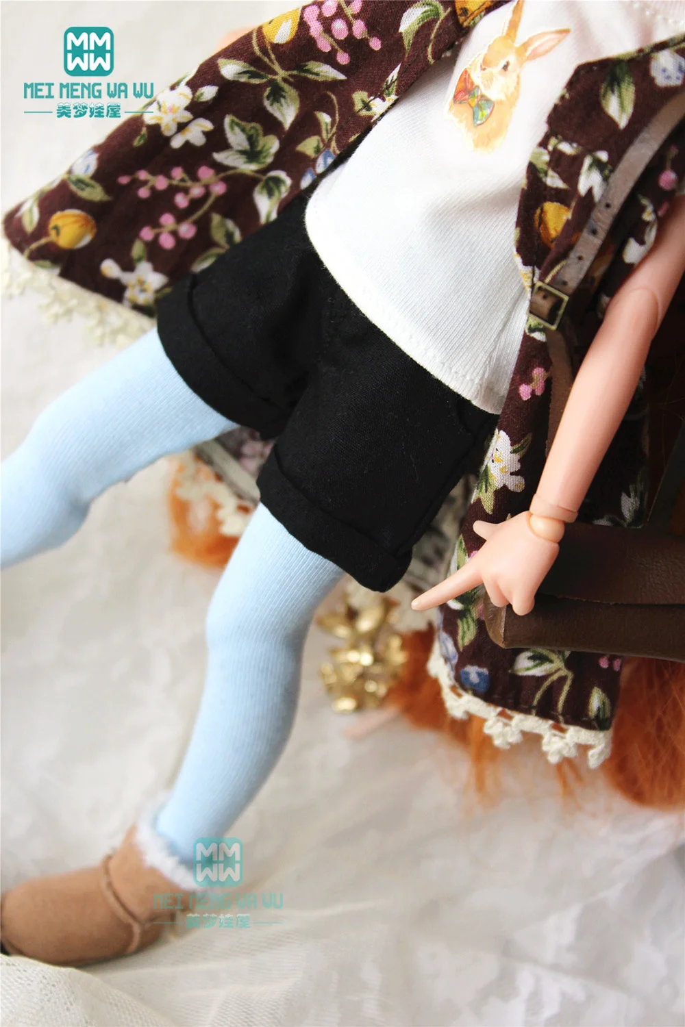 Одежда для кукол Blyth Azone 1/6 аксессуары для кукол модные шорты с манжетами черный, хаки, синий деним, коричневый