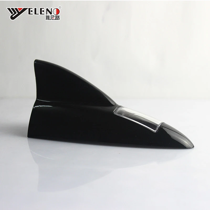 Aerials Auto Replacement Parts LED Car Solar Shark Fin Rear end Anti collision Antenna Remote