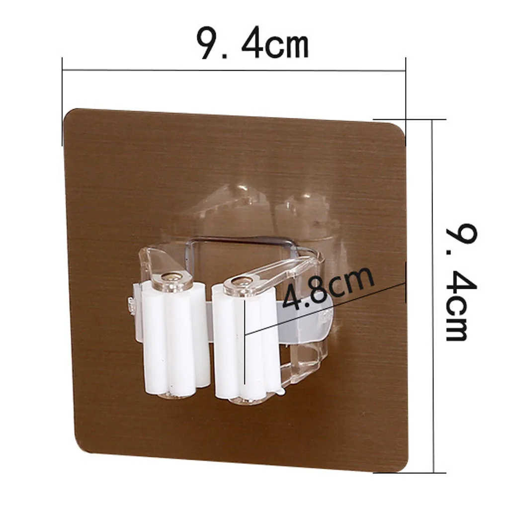 kitchen rack 3Pcs Wall Mounted Mop Organizer Holder Brush Broom Hanger Storage Rack Kitchen repisas de pared decorativos