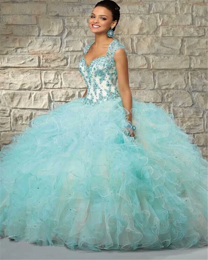 Vestidos de 15 anos vestido de Bola Vestidos de Quinceañera Cariño Apliques  Con Cuentas de Organza Riza Vestidos de Quinceañera Barato|cheap  quinceanera gowns|quinceanera gownsball gown quinceanera - AliExpress