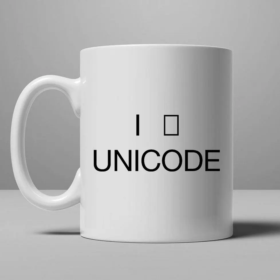 I UNICODE science mugs cups coffee mug ceramic novelty porcelain beer