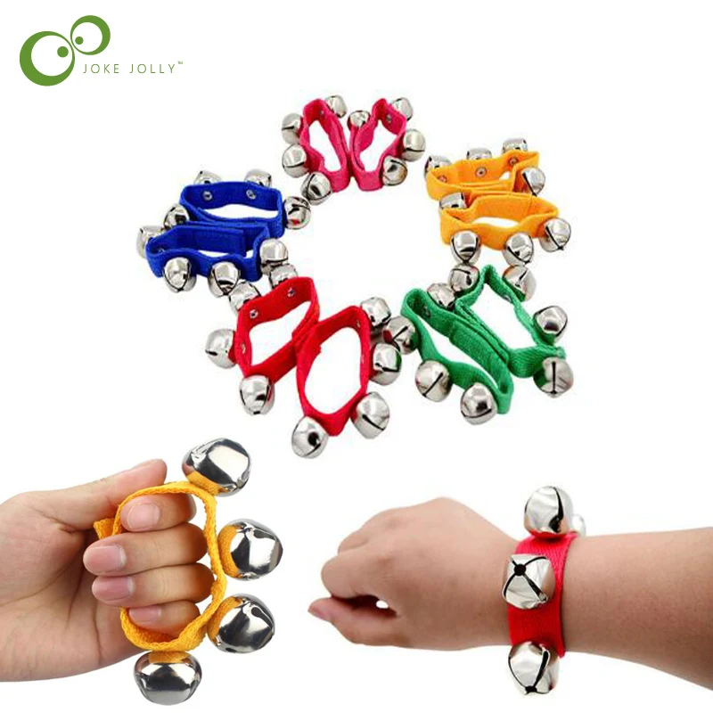 1pc Baby Musical Toy Baby Hand Wrist Bell Jingles Shake Musical