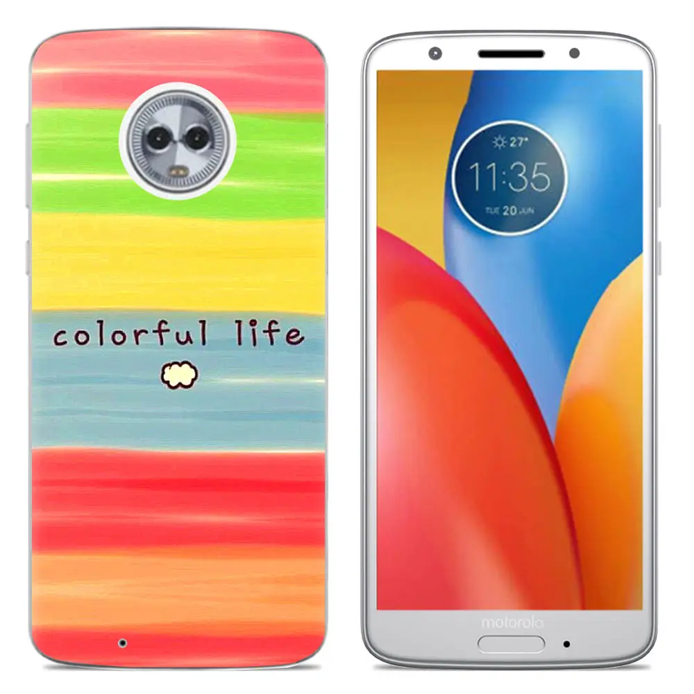Новое поступление чехол для телефона Moto G6/Moto G6 Plus/MOTO Z3 Play модный дизайн окрашенный