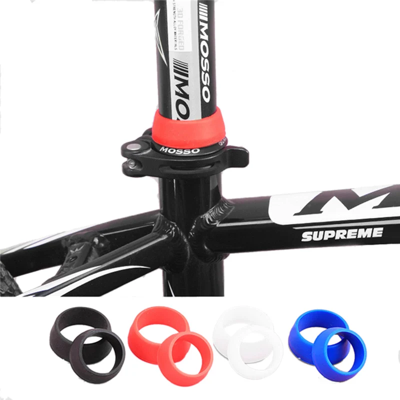 

Mountain Road Bike Seat Post Rubber Ring Dust Cover Cycling Silicone Waterproof Bicycle Seatpost Case Protective Ring 4 Colors