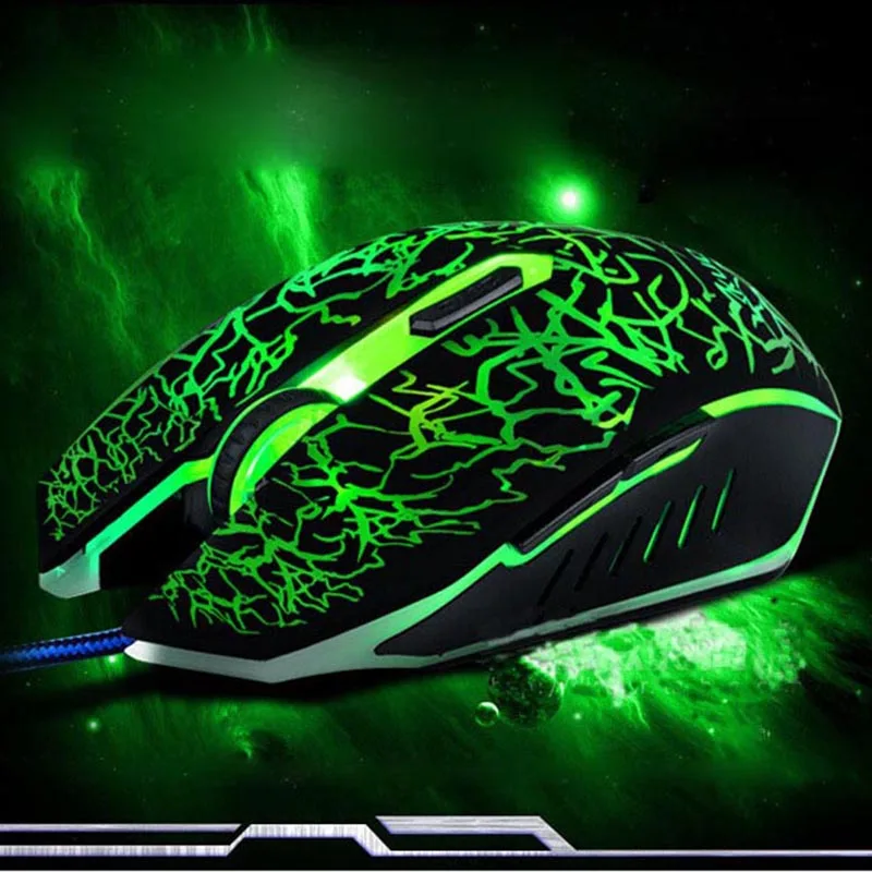 

4000DPI Wired Gaming Mouse 6 Buttons Opitical Ergonomics Computer Mouse Mice Pro Gamer For PC Mac Laptop Game LOL Dota2