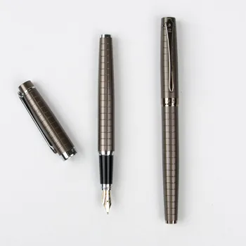 

High Quality Luxury Fountain pen 0.5mm 1.0mm Nib full metal calligraphy pen ink pens Caneta Stationery Office school supplies