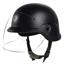 Airsoft Tactical Army M88 Helmet USMC Shooting Classic Protective PASGT Helmet with Clear Visor Military Hunting M88 Helmet