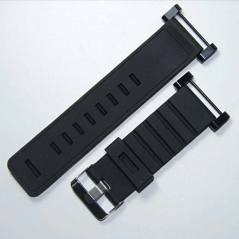 T-AMQ, 24 мм, черный резиновый силиконовый ремешок для часов Suunto Core, сменный ремешок для часов, ремешок для часов, адаптеры для часов, браслет-90