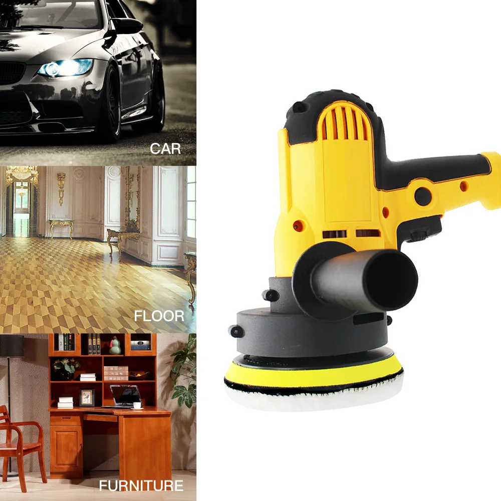 Best Electric Car Polisher Machine 220V 500 3500rpm 600W Auto Polishing Machine 6 Speed Sander Polish Waxing Tools Car Accessories