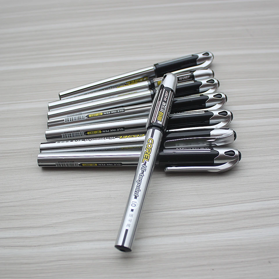 

2018New Gel Pen 1.0mm nib Ballpoint Pen Large Capacity Large Ink Writing Super Smooth Signaturet Pen Office and School Supplies
