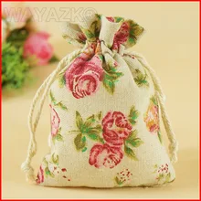 100 шт./лот) тканевый мешок для подарков