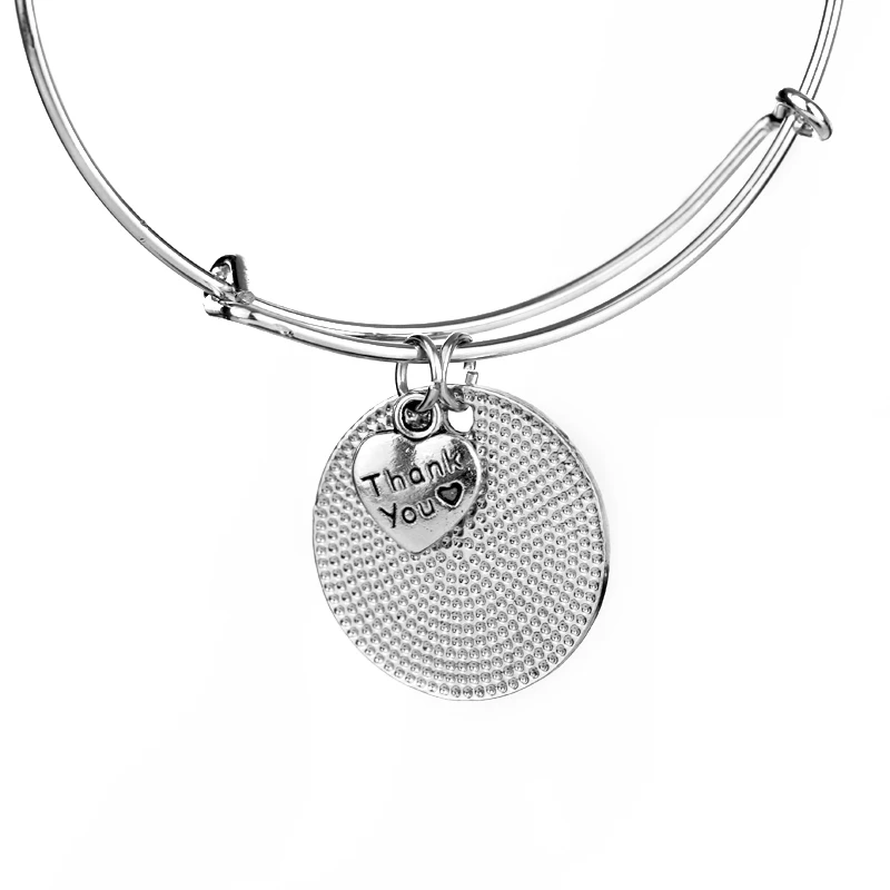 Женский вечерние с надписью всегда в моем сердце|adjustable bracelet|adjustable bangle braceletspendant