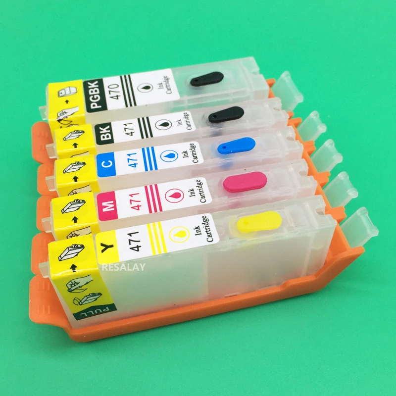 PGI470 CLI471 refillable cartridge 5 color 2