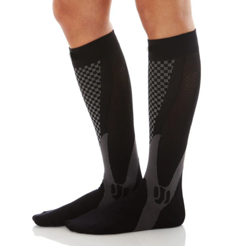 Man-Woman-Unisex-Adult-Compression-Socks-Comfortable-Relief-Soft-Miracle-Copper-Leg-Support-Stretch-Breathable-Knee